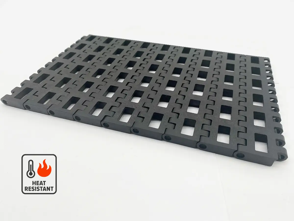 962 25,4mm HEAT RESISTANT OPEN GRID MODULAR BELT